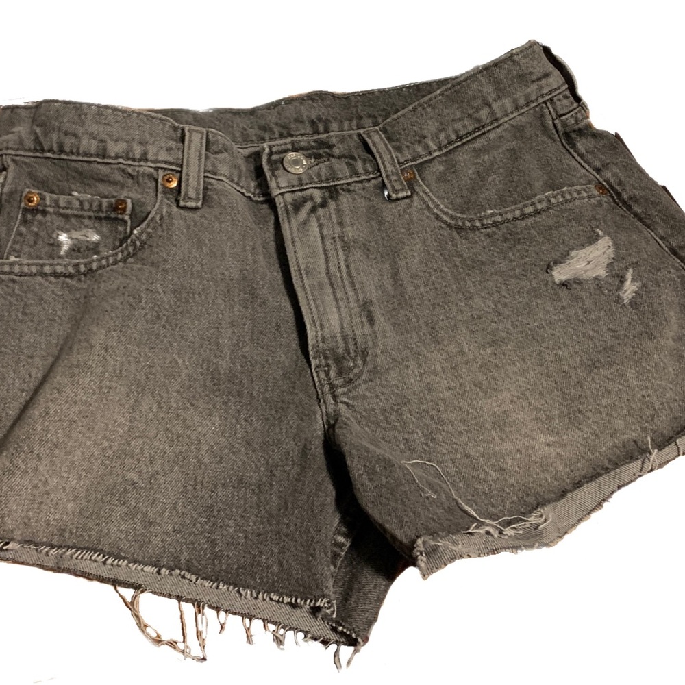 GAP LOW STRIDE SHORTS BLACK SZ 26/2 PETITE